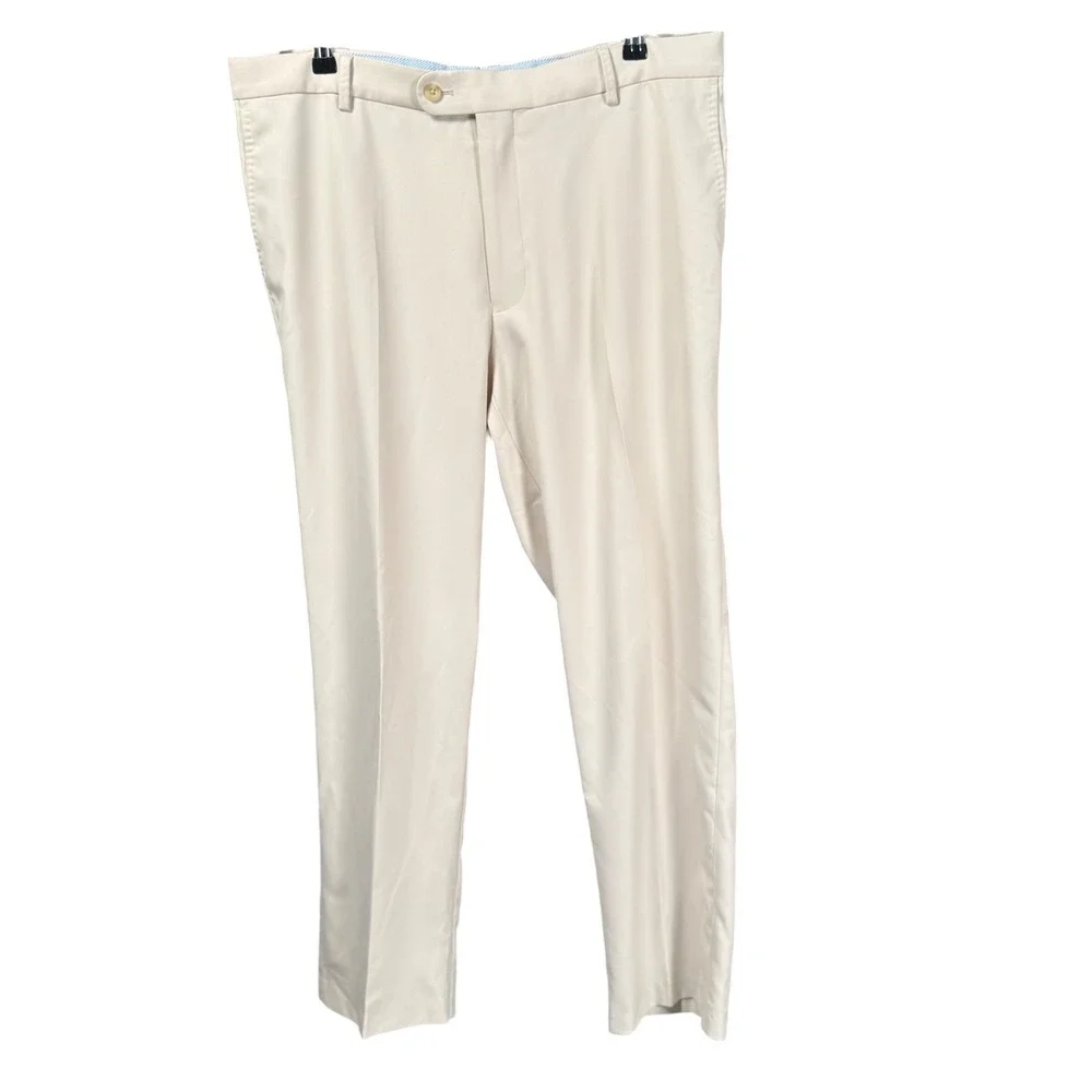 Peter Millar Durham High Drape Performance Pants Mens 38x30 Golf Stretch EB78